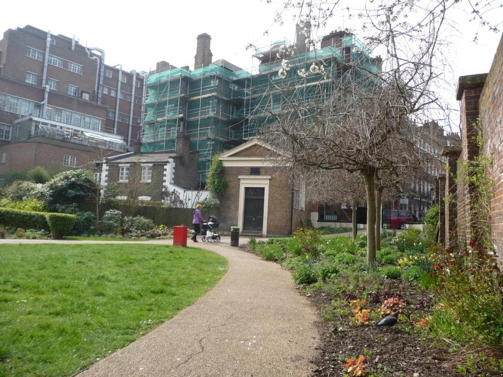 Mortuary Chapel In St Georges Gardens in London, Greater London