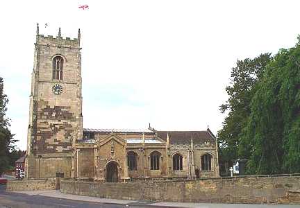 Church of All Saints, South Kirby in Pontefract, West Yorkshire