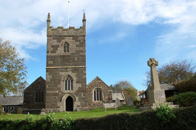Church of St Melaines in Mullion, Cornwall