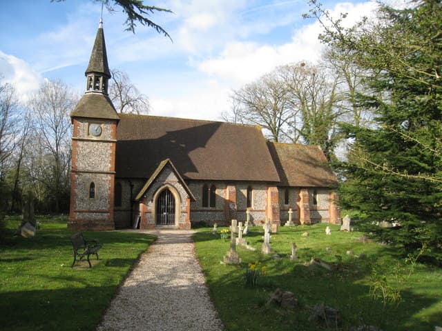 Christ Church in Wootton St Lawrence, Hampshire