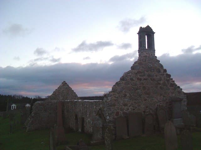 Fetteresso Old Parish Church And Graveyard in Stonehaven, Aberdeenshire