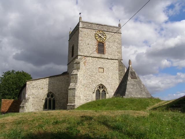 Church of St Andrew in Broughton, Hampshire