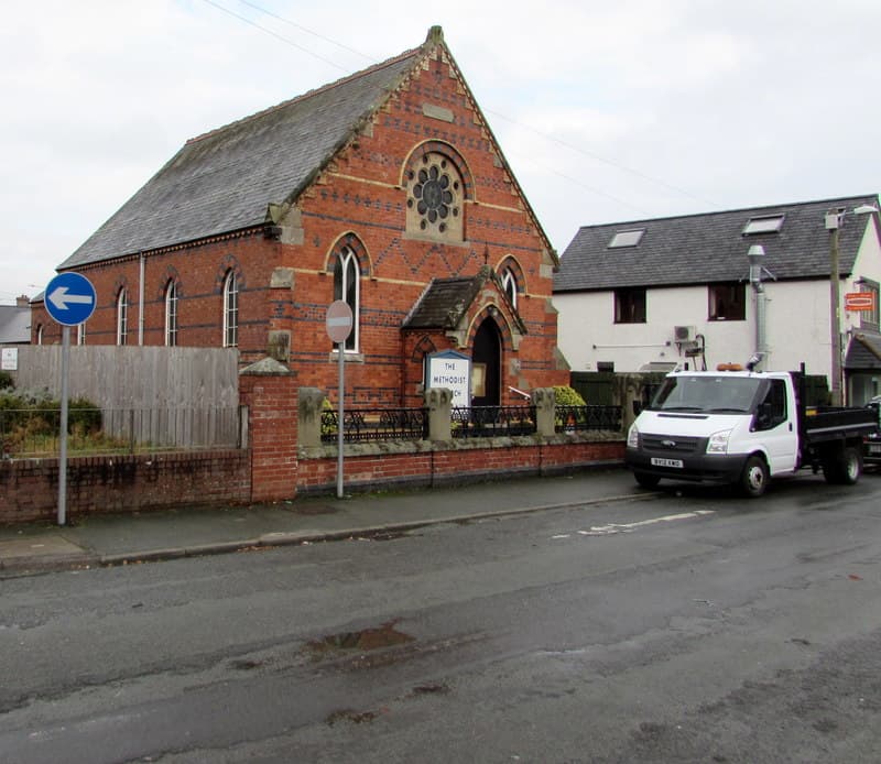 Caersws English Methodist Church in Llanidloes, Powys