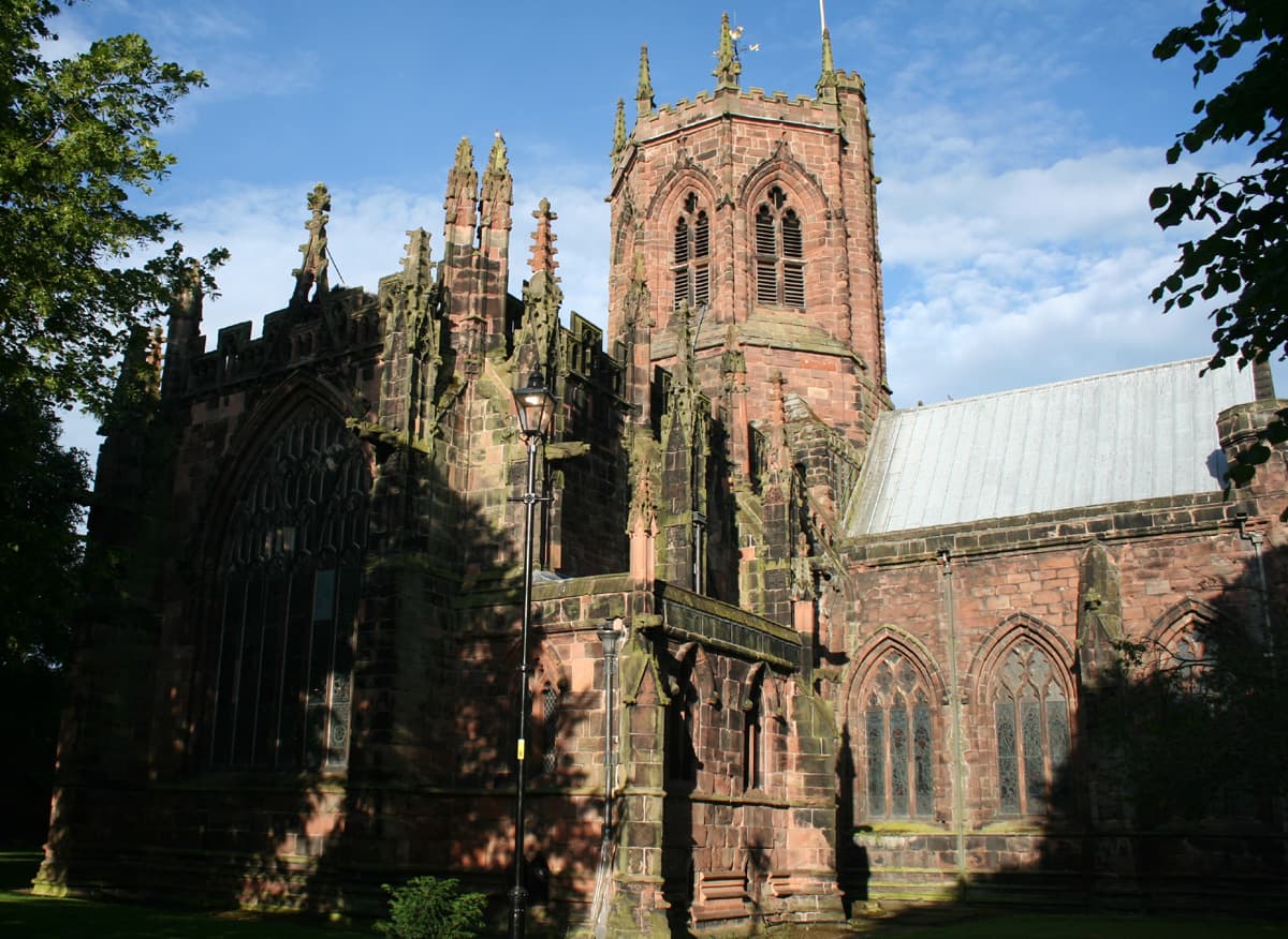 Saint Mary's Church in Nantwich, Cheshire