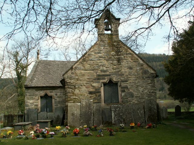 St Michael's Church in Llanrwst, Conwy