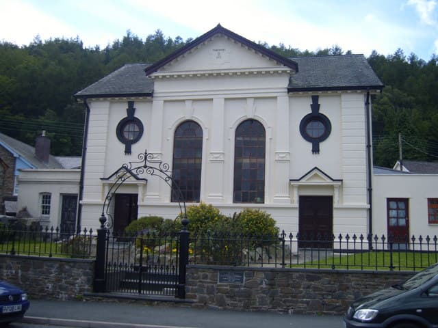 Tabernacl Welsh Baptist Chapel in Ceulanamaesmawr, Ceredigion