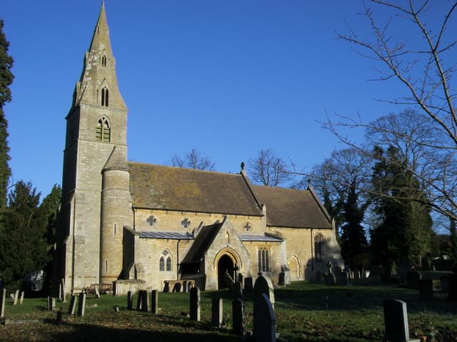 Church of All Saints And Chest Tomb Attached To North Aisle in Wellingborough, Northamptonshire