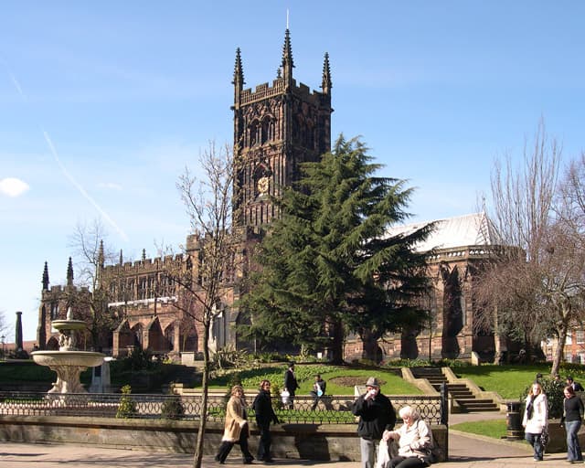 St Peter's Collegiate Church in Wolverhampton, West Midlands
