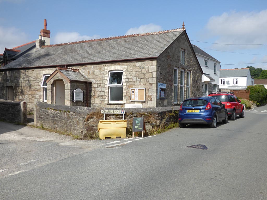 Tregrehan Mills Methodist Chapel in St Austell, Cornwall