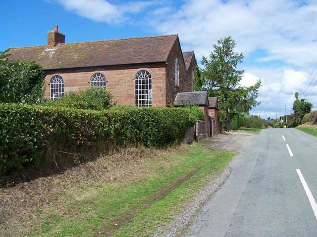 Wistanwick United Reformed Church in Stoke upon Tern, Shropshire
