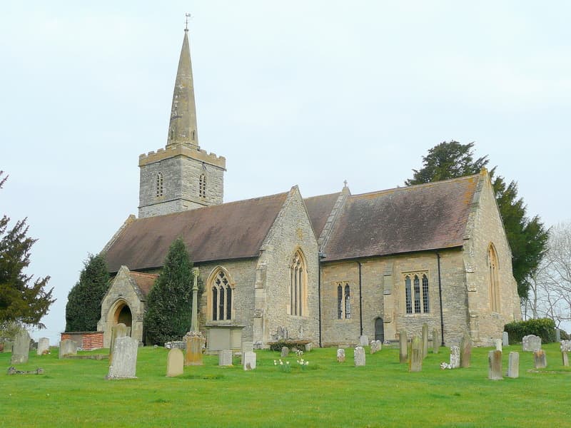 Church of St John the Baptist in Chaceley, Gloucestershire