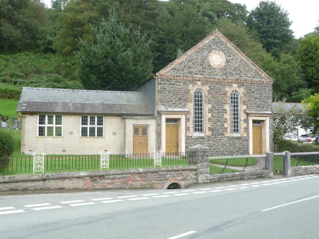 Carmel Methodist Chapel in Llanrhaeadr-ym-Mochnant, Powys