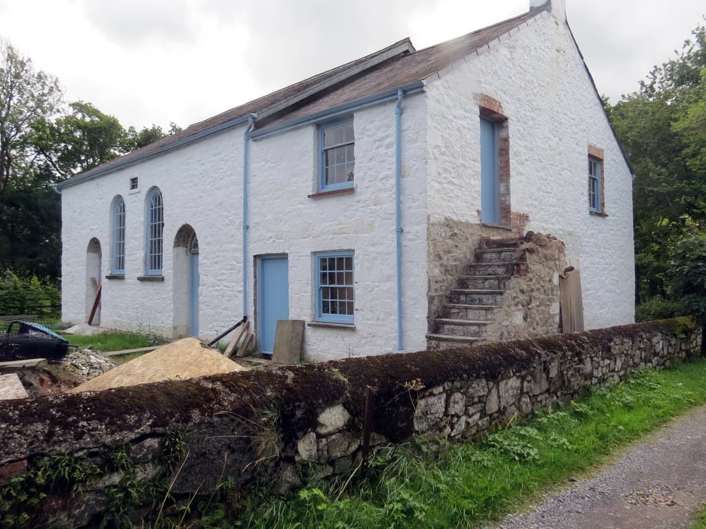 Capel Elim Parc (Baptist Chapel) with Baptismal Pool in Llanarthney, Carmarthenshire