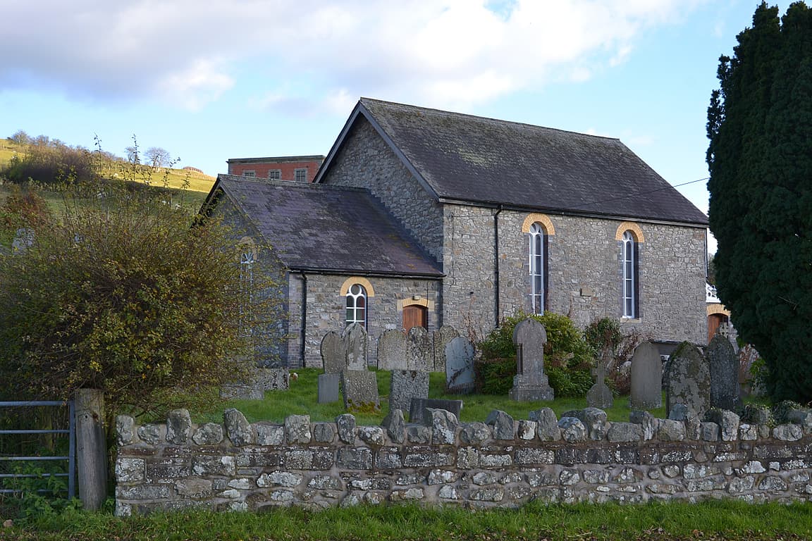 Dolau English Baptist Church in Nantmel, Powys