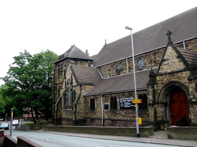 Saint Andrew's Parish Church in Newcastle-under-Lyme, Staffordshire