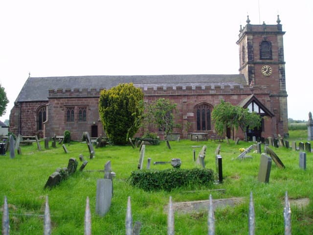 St Dunawd's Church in Bangor-on-Dee, Wrexham