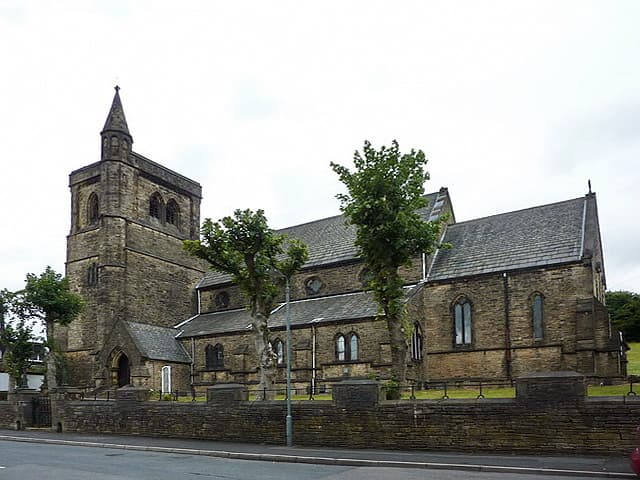 Parish Church of Christ Church with St John, Bacup in Rossendale, Lancashire