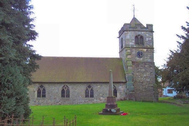 Church of St Lawrence in Little Wenlock, Shropshire