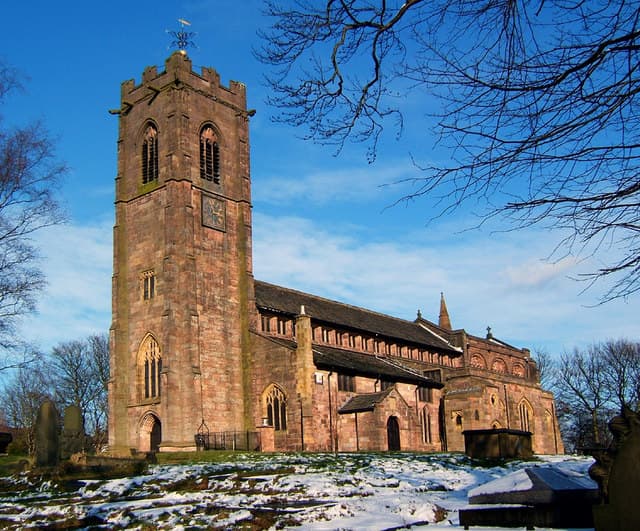 Church of St Mary the Virgin, Prestwich in Bury, Greater Manchester