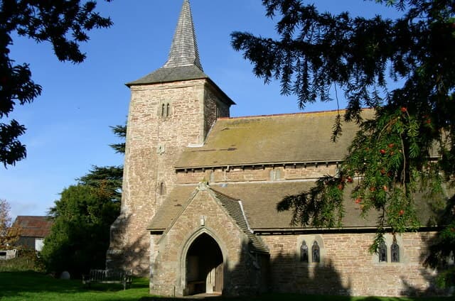 Church of St Peter in Pudlestone, Worcestershire