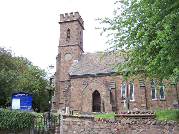 Church of St Philip and James in Groby, Leicestershire