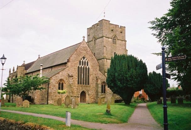 St Andrew's Church in Presteigne, Powys