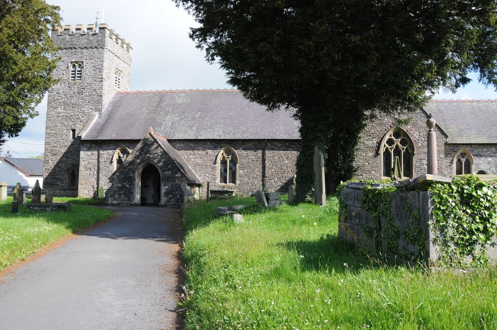 St Cadog's Church in Llangadog, Carmarthenshire