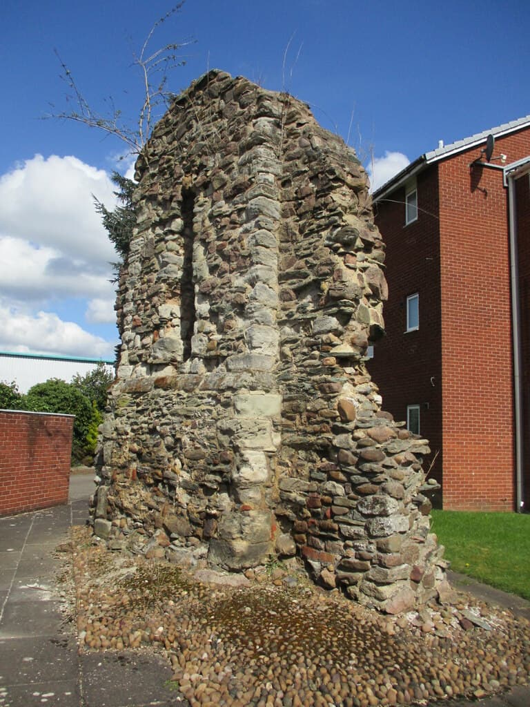 Remains of old chapel in Leicester, Leicestershire