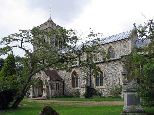Church of St Mary in Therfield, Hertfordshire