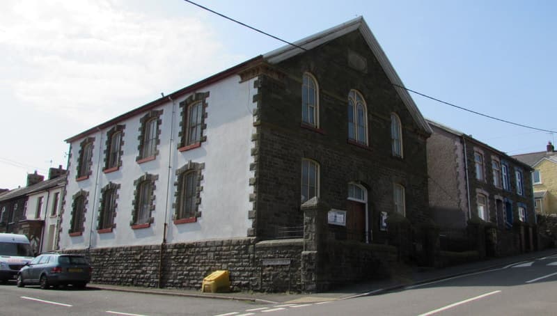 Noddfa Welsh Baptist Chapel in Abercynon, Rhondda Cynon Taf