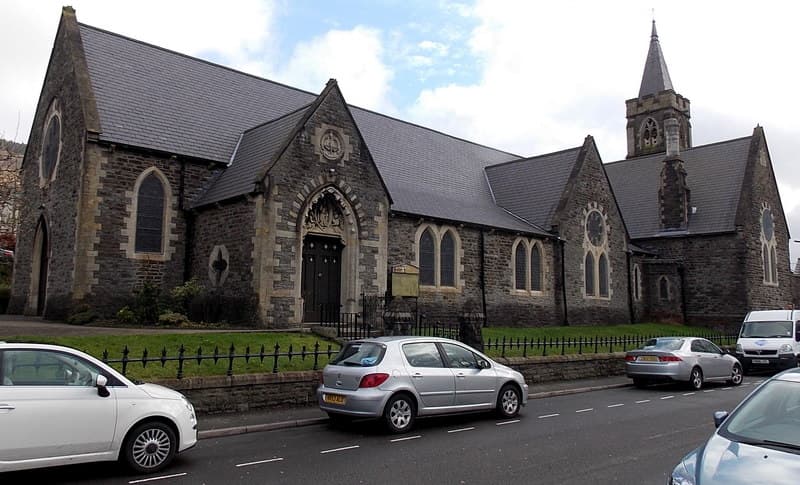 St Margaret's Church in Mountain Ash, Rhondda Cynon Taf