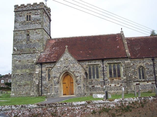 Church of St John the Evangelist in Hinton Martell, Dorset