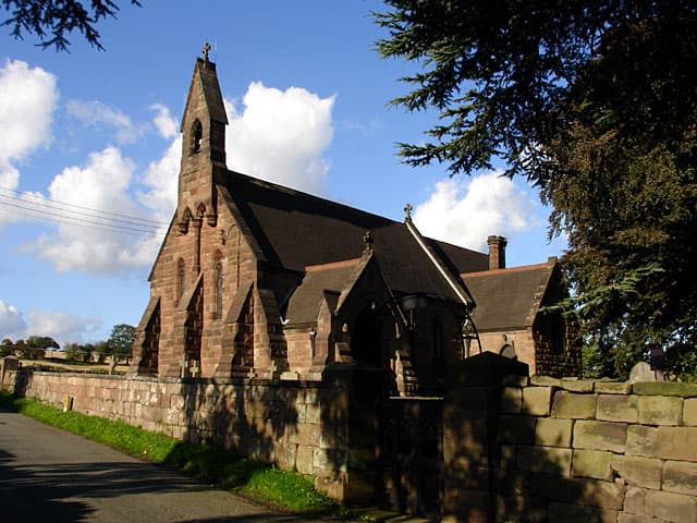 Church of St Giles in Croxden, Staffordshire