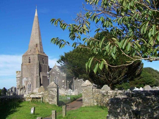 Church of All Saints in Malborough, Devon