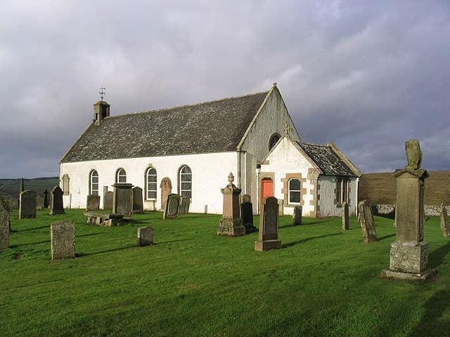 Oxnam Parish Church in Jedburgh, Scottish Borders