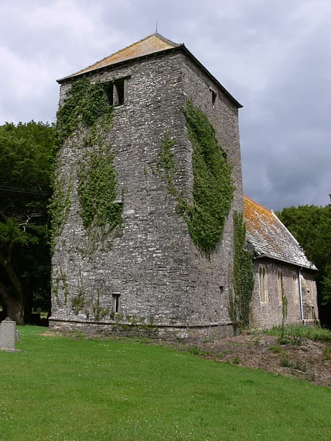 Church of St Mary in Llanfrynach, Powys