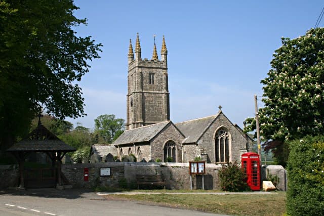 Church of St Briocus in Lezant, Cornwall