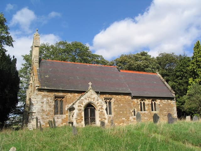 Church of St John the Baptist in Glooston, Leicestershire