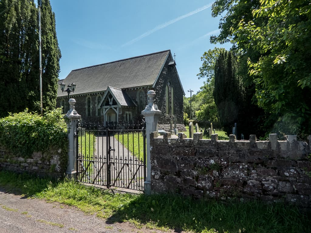 St Mary's Church in Brecon, Powys
