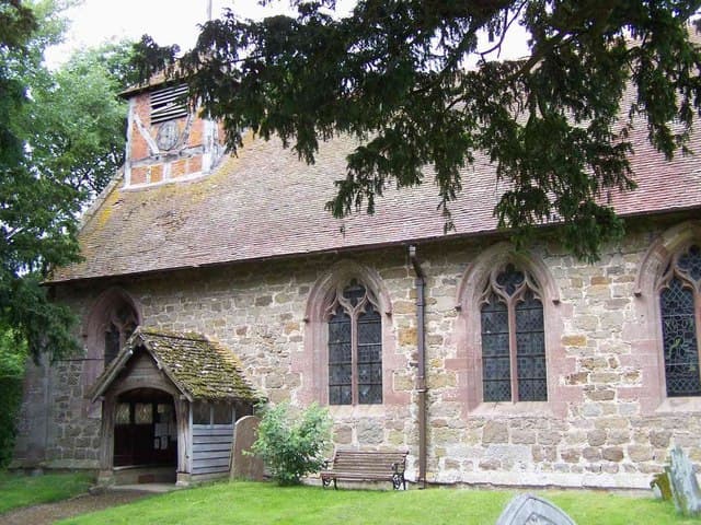 Church of St John the Baptist in Hughley, Shropshire