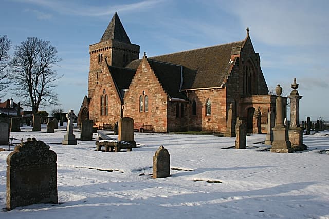 Aberlady Parish Church and Graveyard in Longniddry, East Lothian