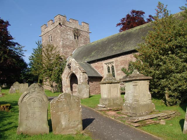 Church of St Faith in Bacton, Monmouthshire