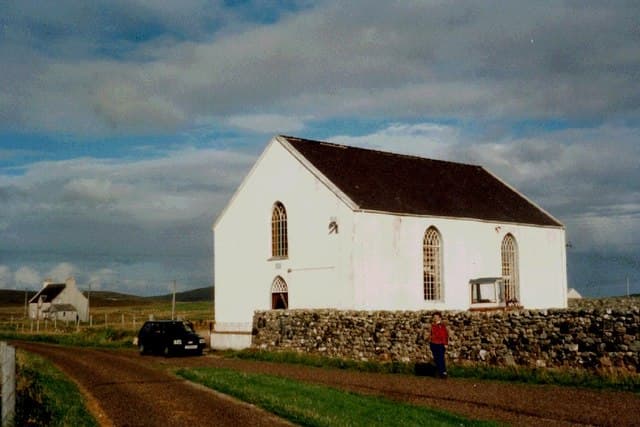 Paible Free Church, North Uist in Outer Hebrides, Na h-Eileanan Siar
