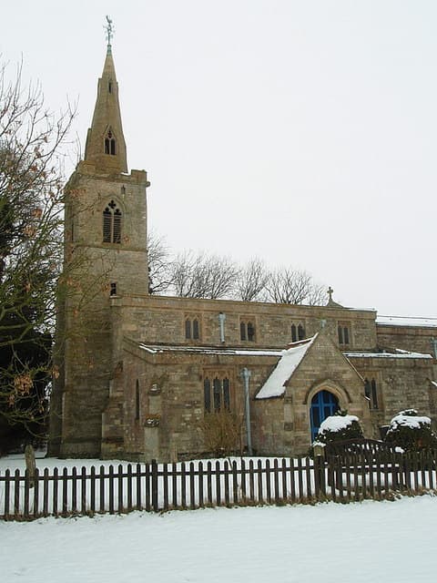 St Andrew's Church, Steeple Gidding in Huntingdon, Cambridgeshire