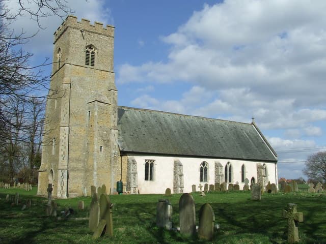 Church of St Andrew in Hopton, Suffolk