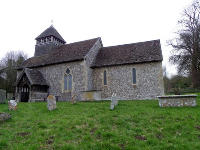 Church of All Saints in Little Bedwyn, Wiltshire
