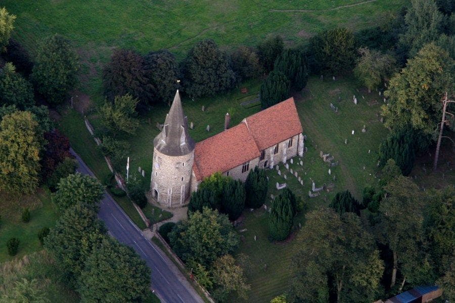 Church of St Mary the Virgin in Great and Little Leighs, Essex