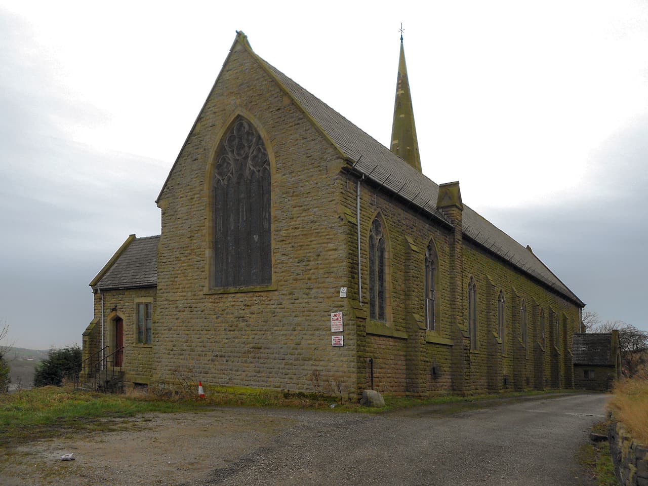Church of St John the Baptist in Oldham, Greater Manchester