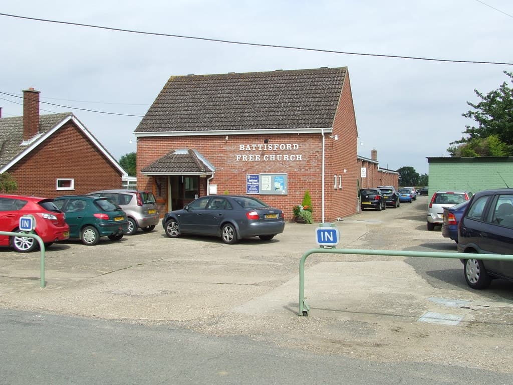 Battisford Free Church in Battisford, Suffolk