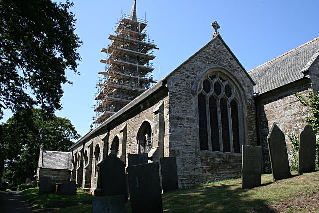 Church of St Menefreda in Polzeath, Cornwall